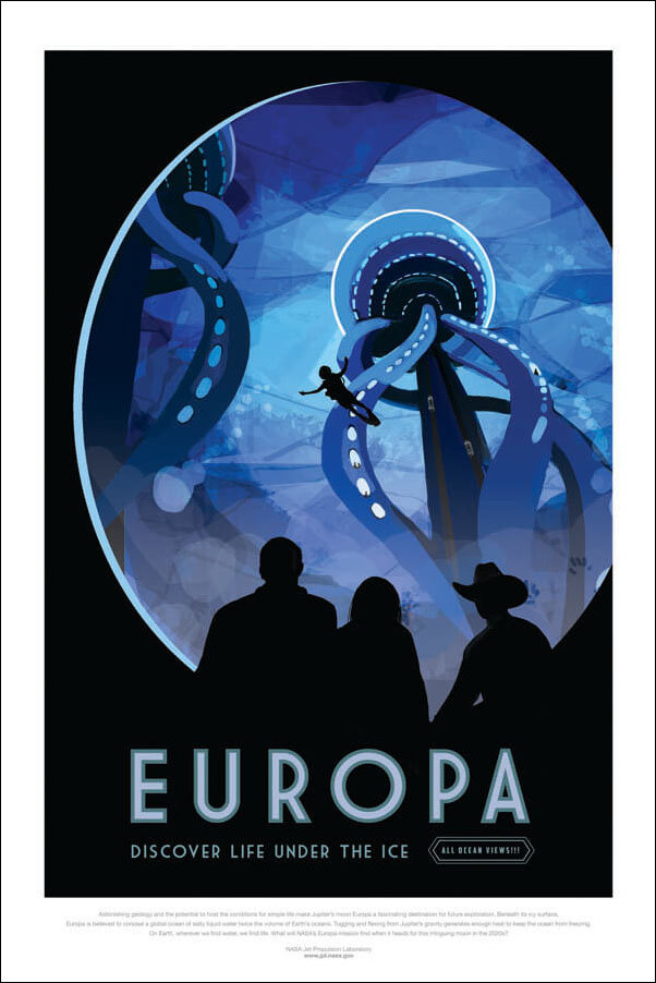 Europa - plakat 50x70 cm
