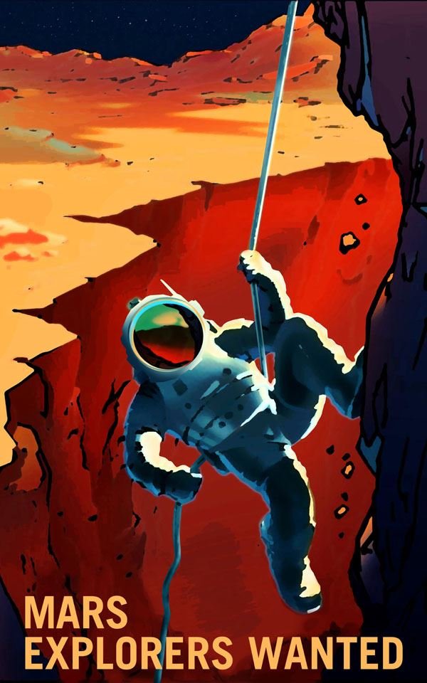 Explorers Wanted - plakat 50x70 cm