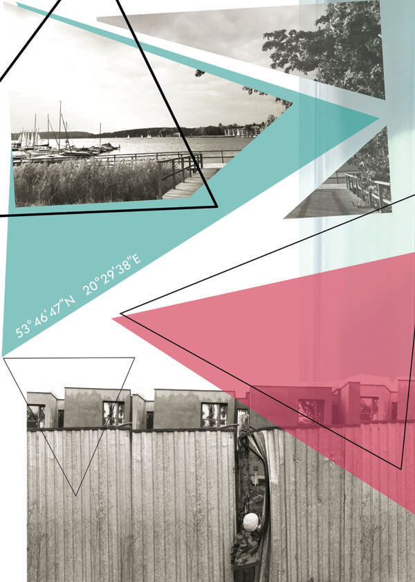 Plakat, Gdzieś, 30x40 cm