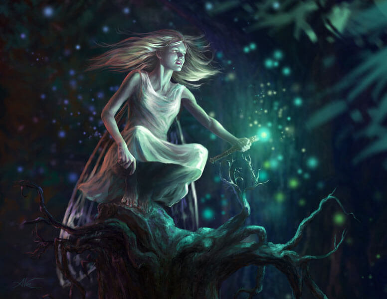 Plakat, Wróżka, 100x70 cm