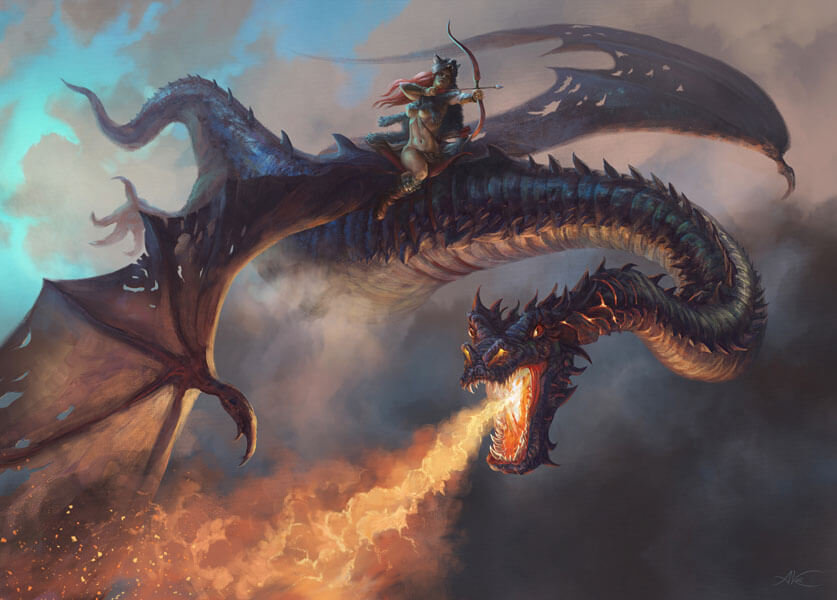 Plakat, Smok, 42x29,7 cm