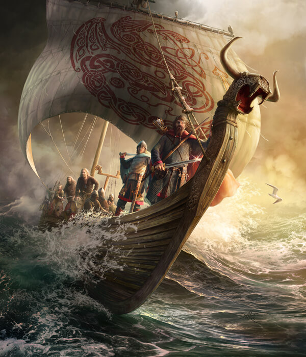 Plakat, Wyprawa Wikingów, 40x60 cm