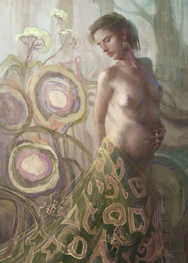 Plakat, Pajęcza suknia, 30x40 cm