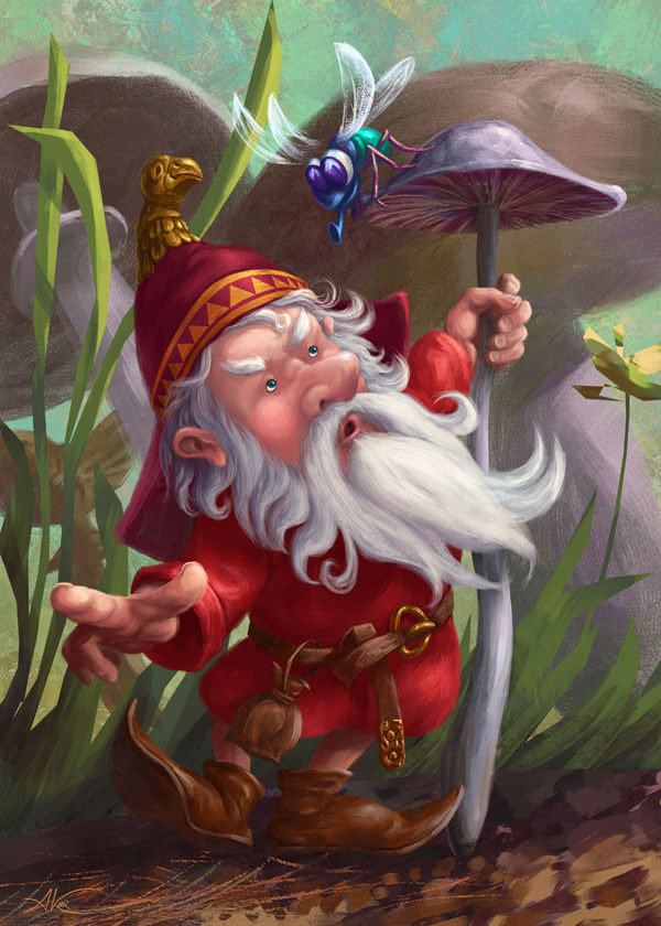 Plakat, Krasnoludek, 30x40 cm