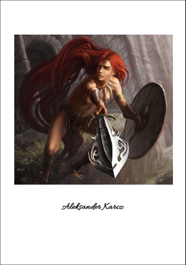 Plakat, Ruda wojowniczka, 70x100 cm