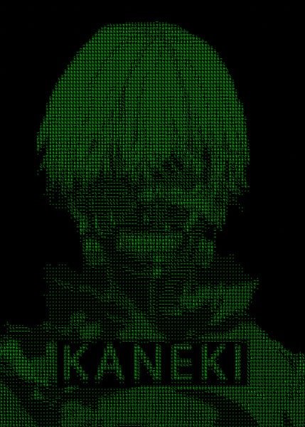 Plakat, H4CK3D - Kaneki, Tokyo Ghoul, 70x100 cm
