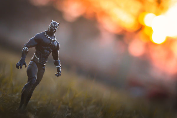 Plakat, Marvel Czarna Pantera Black Panther Ver2, 70x50 cm