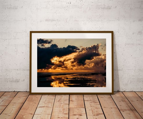 Plakat, nusa penida sunrise, 50x40 cm