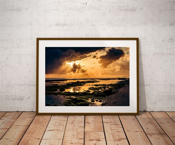 Plakat, nusa penida sunrise II, 42x29,7 cm