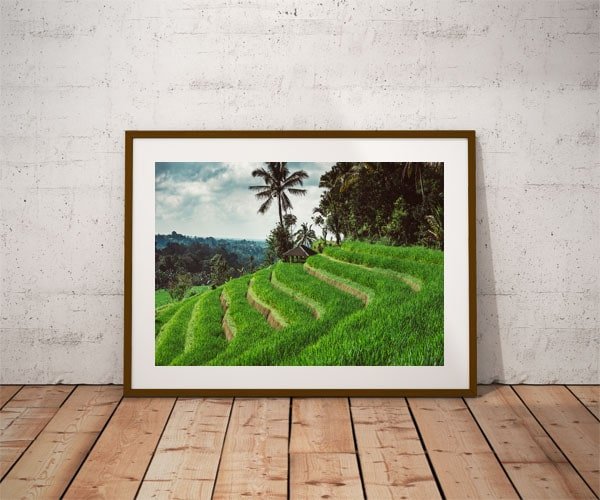 Plakat, Jatiluwih, 70x50 cm