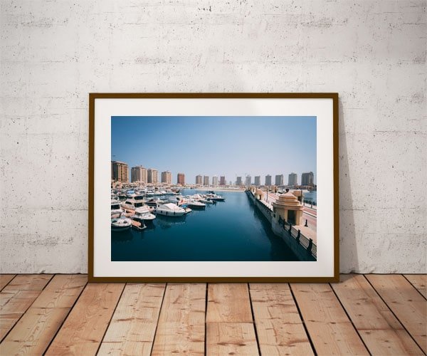 Plakat, the Pearl - Doha, 50x40 cm