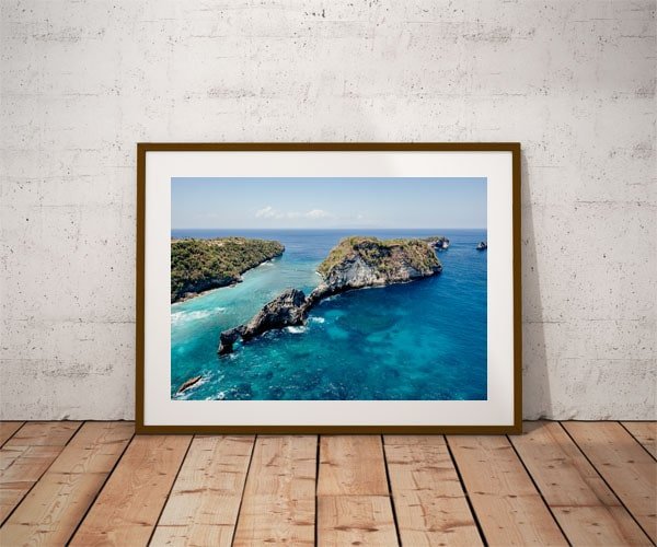 Plakat, atuh beach, 30x20 cm