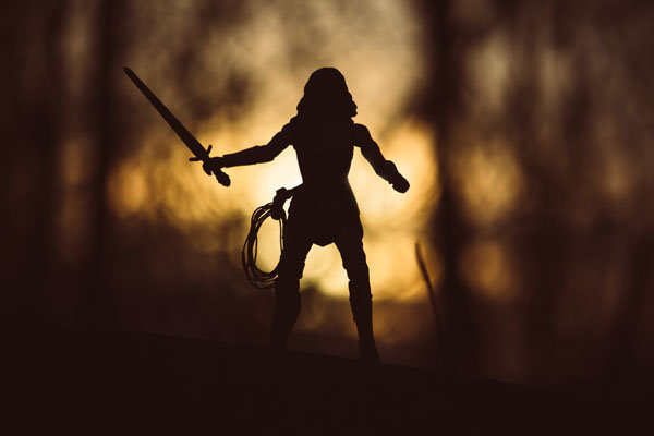 Plakat, Wonder Woman Ver1, 70x50 cm