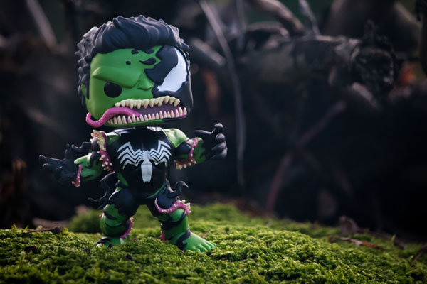 Plakat, Hulk-Venom POP, 70x50 cm