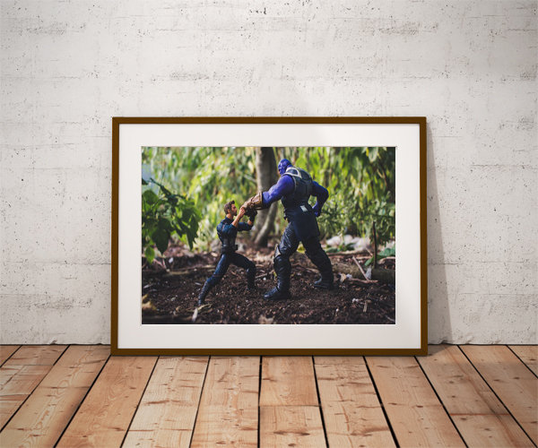 Plakat, Kapitan i Thanos, 70x50 cm