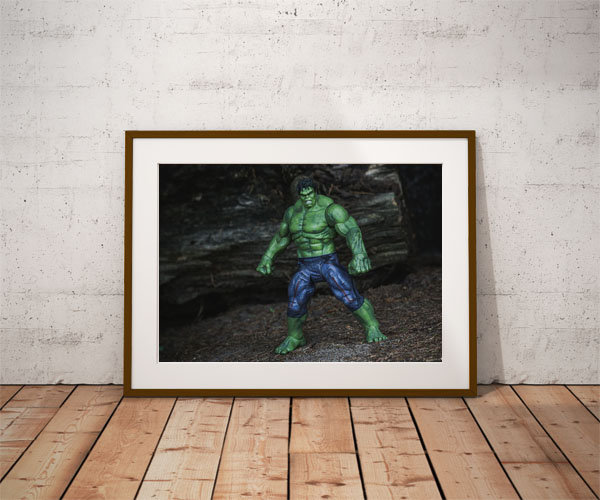 Plakat, Hulk, 50x40 cm