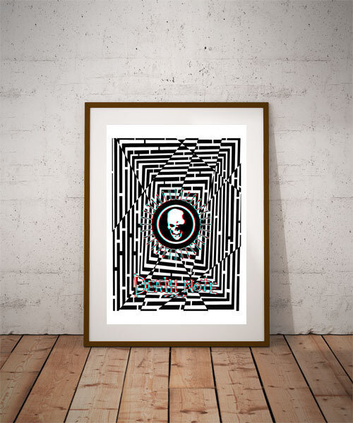 Plakat, Maze Gaze Death Note, 3D 61x91,5 cm