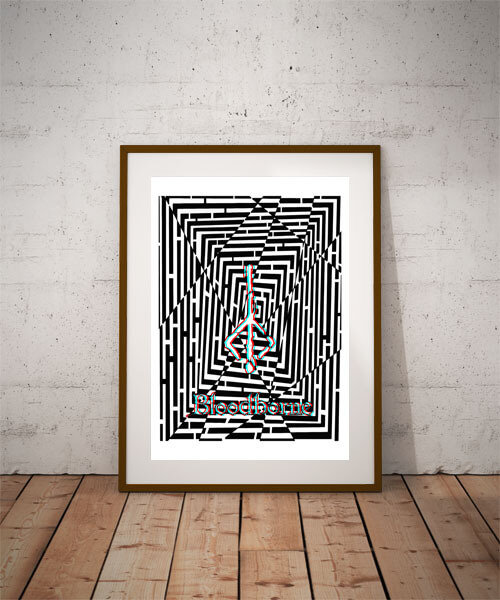 Plakat, Maze Gaze Bloodborne, 3D 70x100 cm