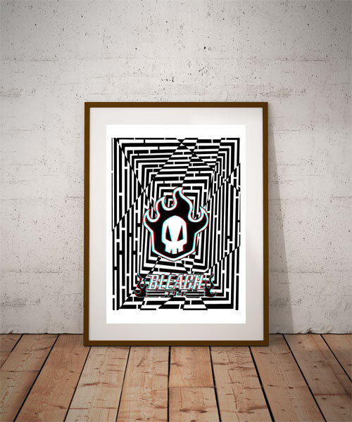 Plakat, Maze Gaze Bleach, 3D 70x100 cm