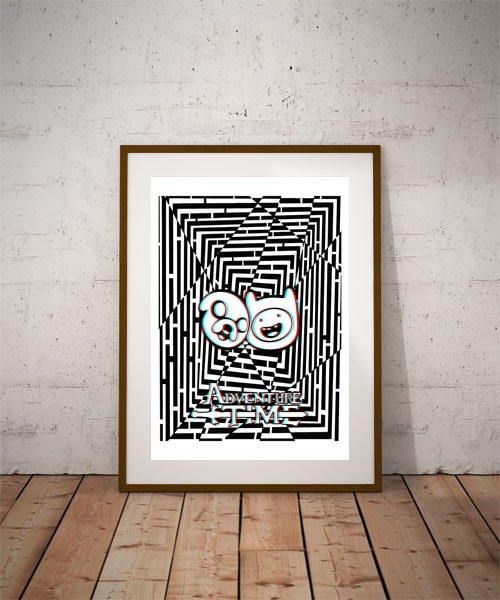 Plakat, Maze Gaze Pora na przygodę, 3D 30x40 cm