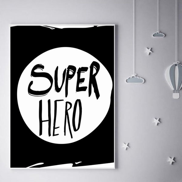 Plakat, Super bohater , 50x70 cm