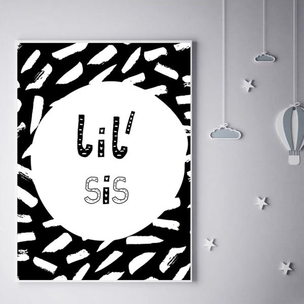 Plakat, Młodsza siostra, 30x40 cm