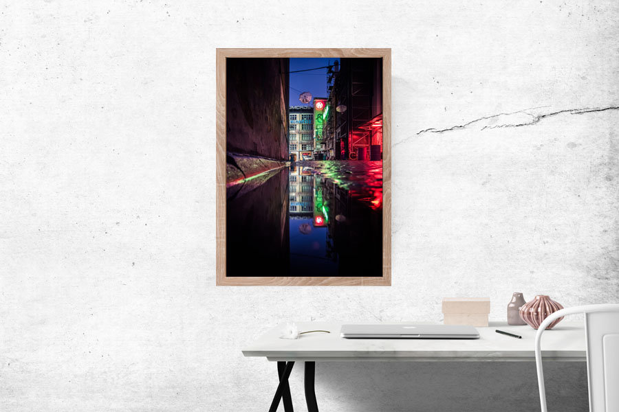 Plakat, Wrocław Neon, 30x40 cm