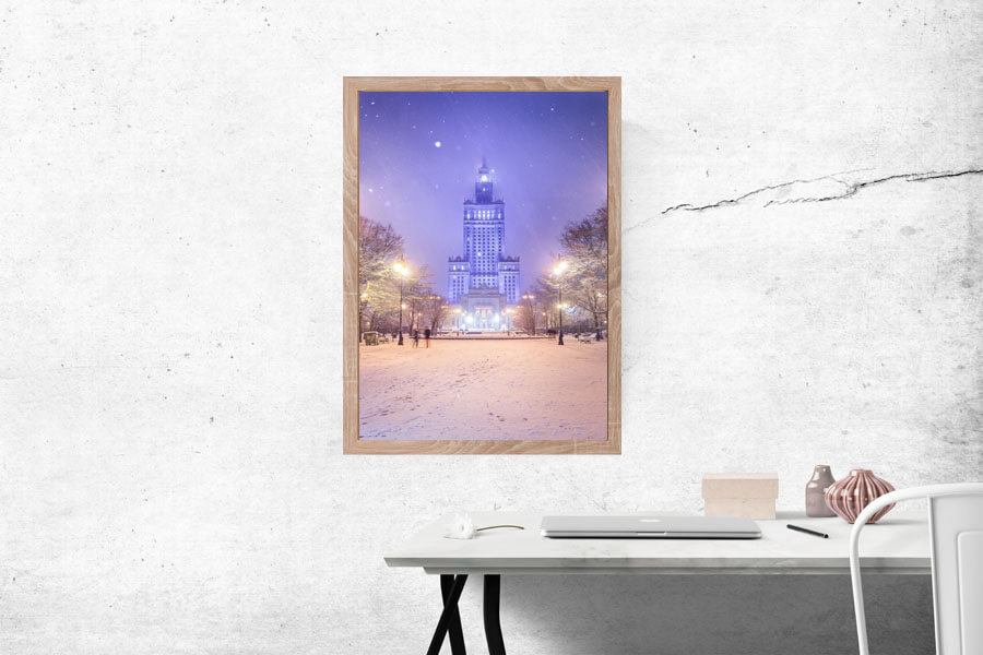 Plakat, Zimowy Pałac, 40x50 cm