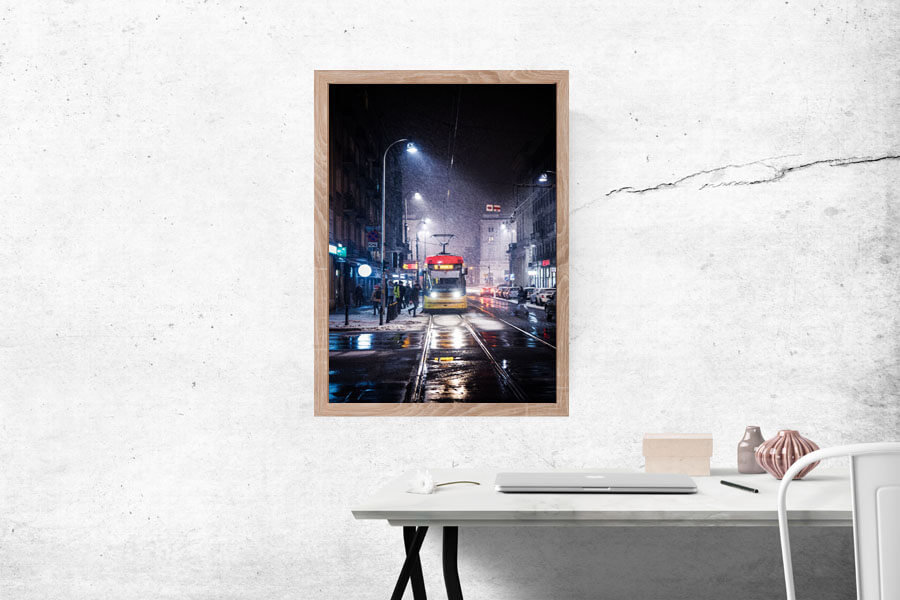 Plakat, Zima, 40x50 cm