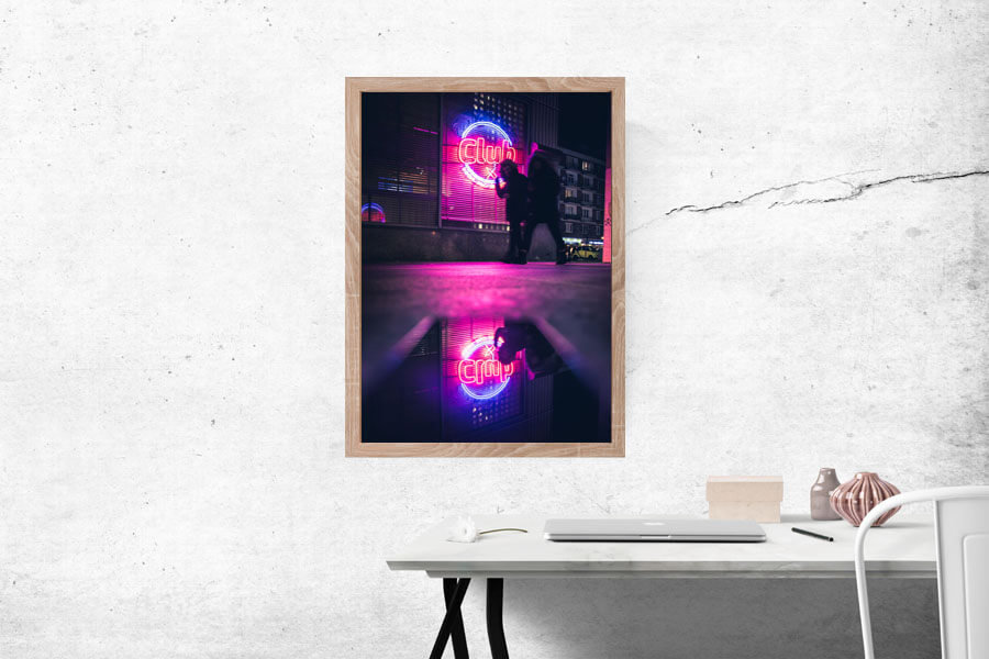 Plakat, Neon Club, 70x100 cm