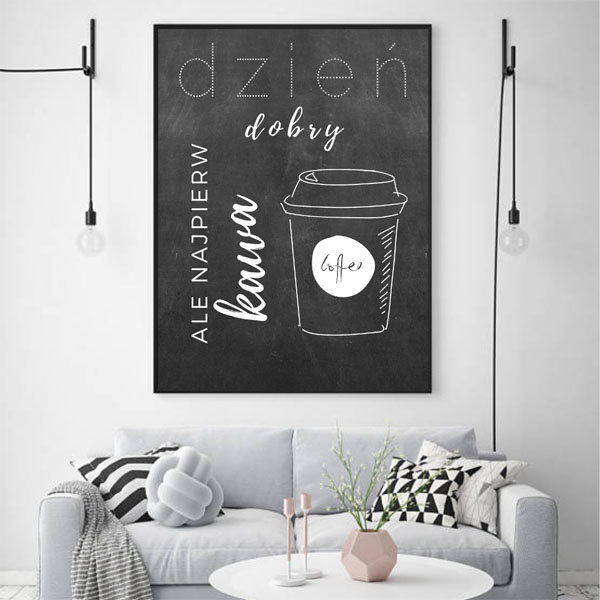 Plakat, Ale najpierw kawa, 59,4x84,1 cm