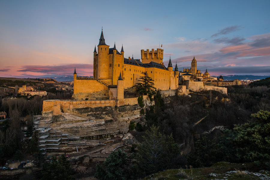 Plakat, Segowia, Hiszpania, 70x50 cm