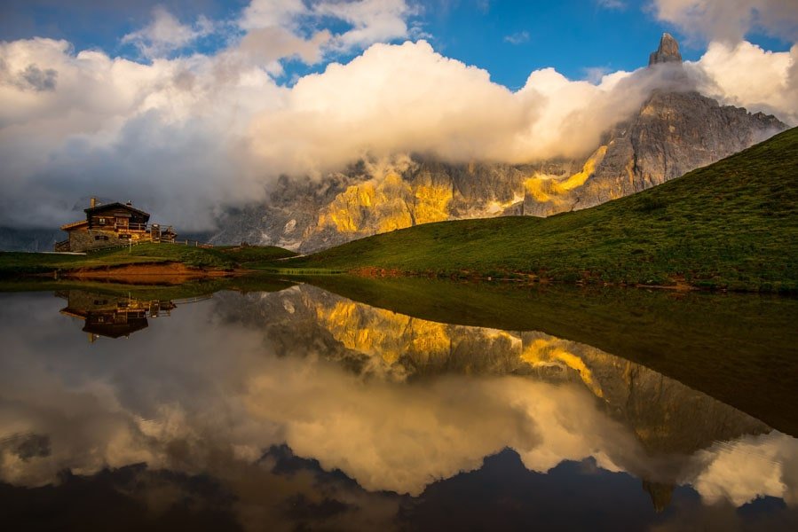 Plakat, Dolomity, Włochy, 100x70 cm