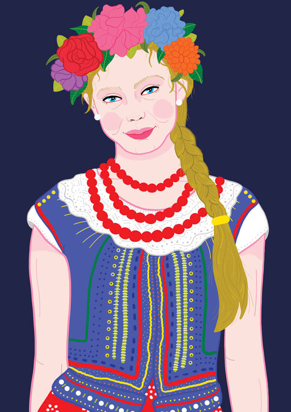 Plakat, Krakowianka, 30x40 cm