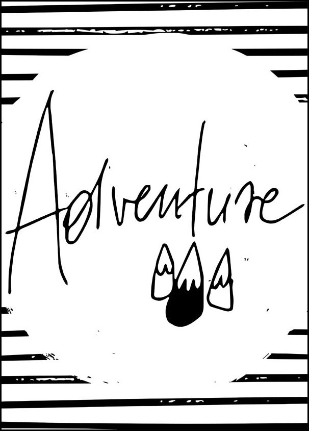 Plakat, Przygoda, 61x91,5 cm