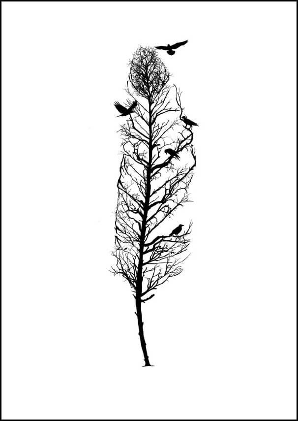 Plakat, Pióro, 50x70 cm