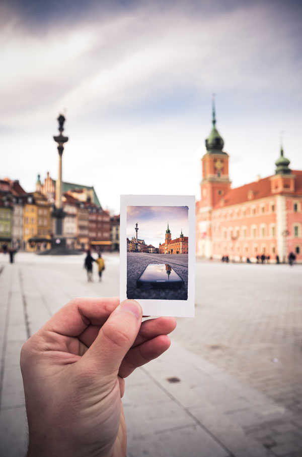 Plakat, Plac Zamkowy, 40x50 cm