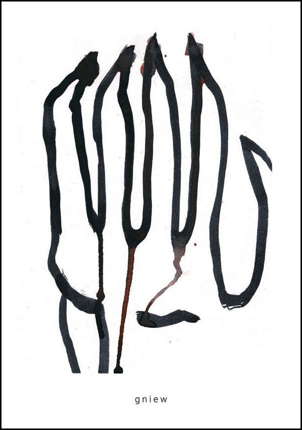 Plakat, 6. Gniew, 61x91,5 cm