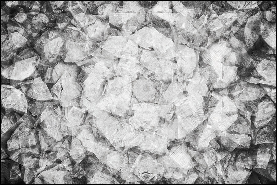 Plakat, Kalejdoskop abstrakcji black, 70x50 cm