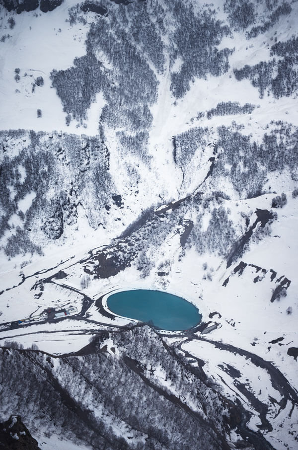 Plakat, Gruzja, Jezioro, 61x91,5 cm