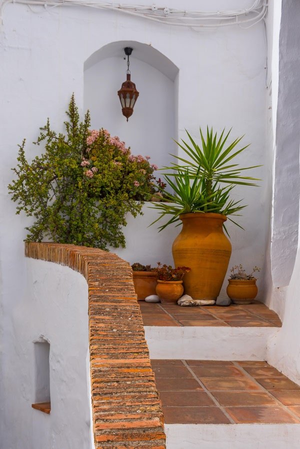 Plakat, Schody i kwiaty, 40x60 cm