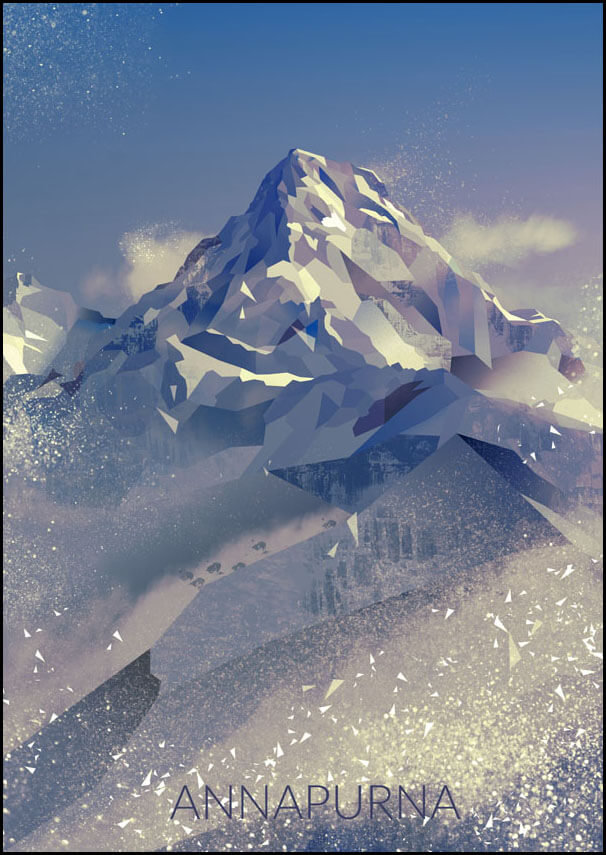 Plakat, Annapurna, 40x50 cm