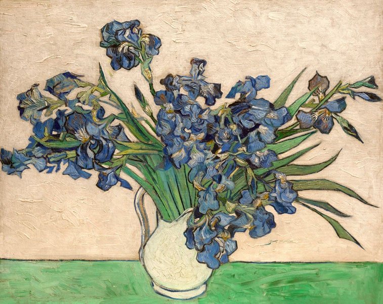 Plakat, Irysy, Vincent van Gogh, 40x30 cm
