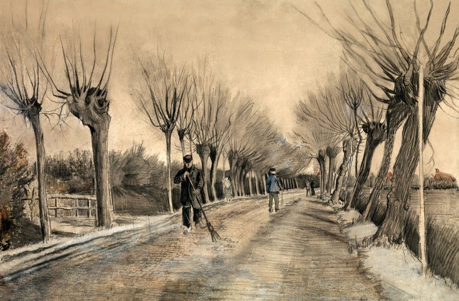 Plakat, Road in Etten, Vincent van Gogh, 59,4x42 cm