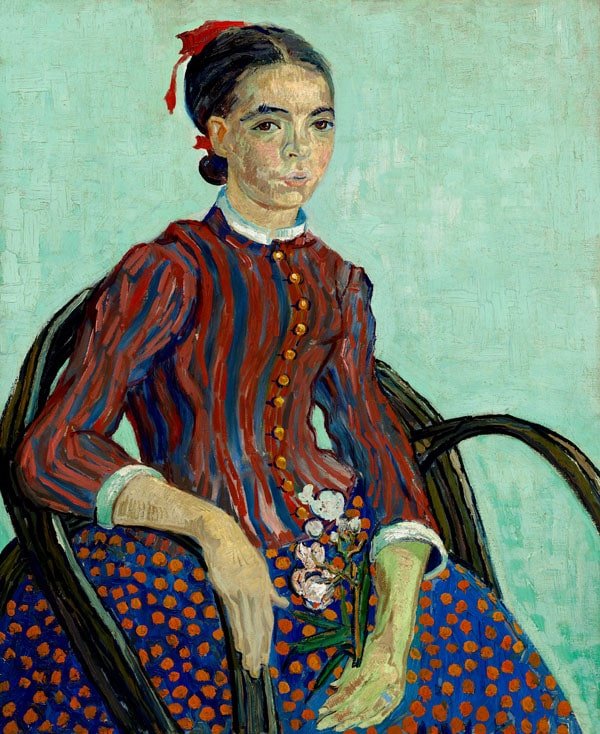 Plakat, La Mousmé, Vincent van Gogh, 59,4x84,1 cm