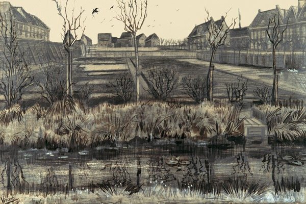 Plakat, Nursery on Schenkweg, Vincent van Gogh, 29,7x21 cm