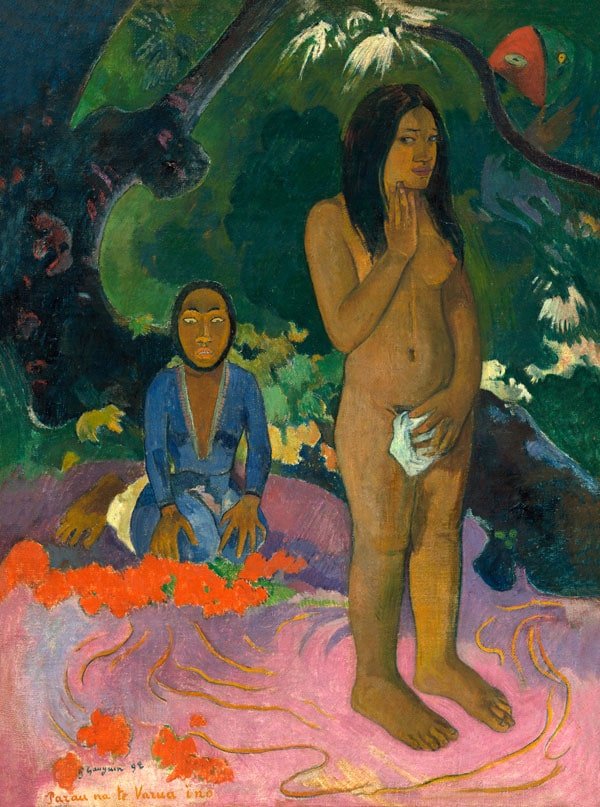 Plakat, Words of the Devil, Paul Gauguin, 50x70 cm