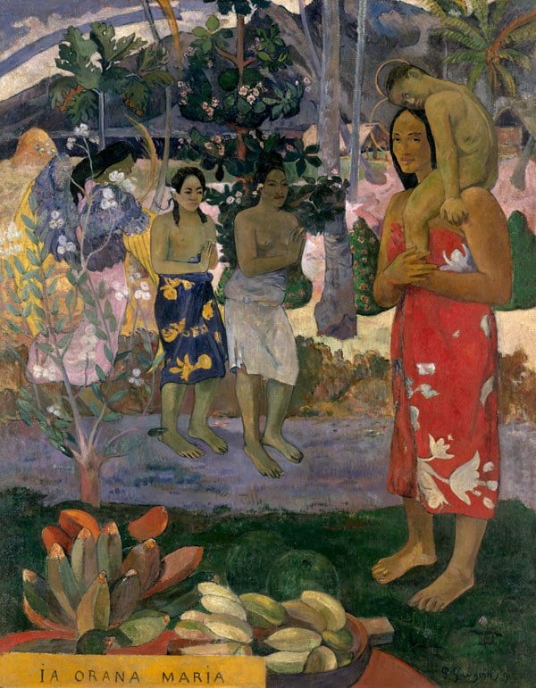 Plakat, Ia Orana Maria, Paul Gauguin, 50x70 cm