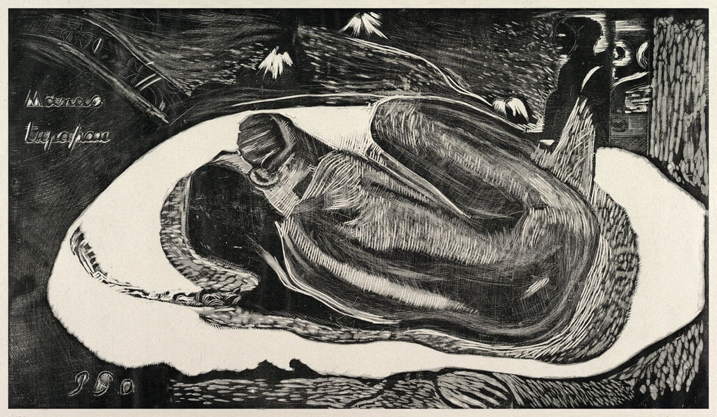 Plakat, Spirit of the Dead Watching, Paul Gauguin, 70x50 cm