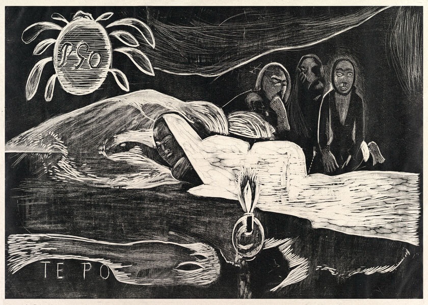 Plakat, Te Po, Paul Gauguin, 40x30 cm